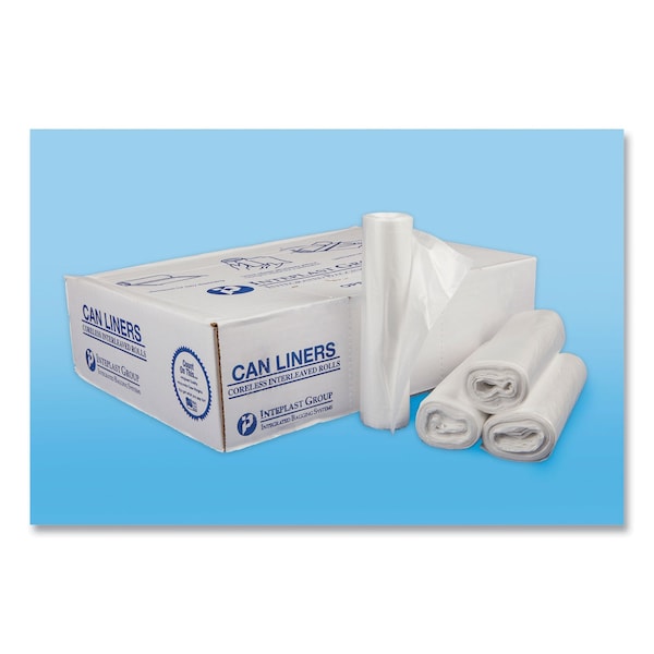 Integrated Bagging Systems 30 gal Trash Bags, 30 in x 37 in, Heavy-Duty, 13 microns, Clear, 500 PK S303713N - main